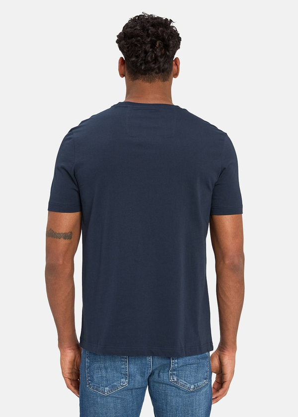 Gabbia Lacivert Regular Fit Baskılı T-Shirt