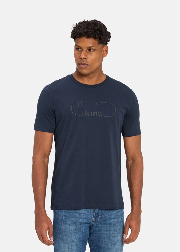 Gabbia Lacivert Regular Fit Baskılı T-Shirt