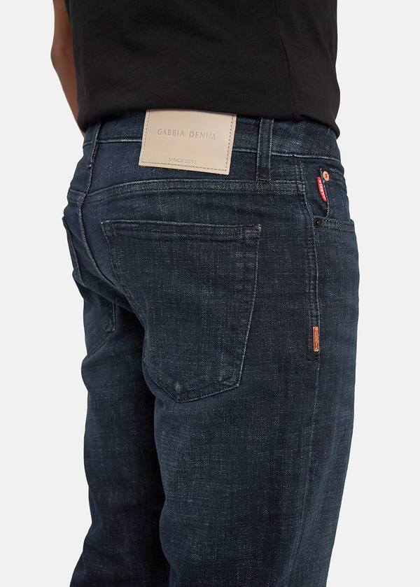 Gabbia Lacivert Slim Fit Kot Pantolon