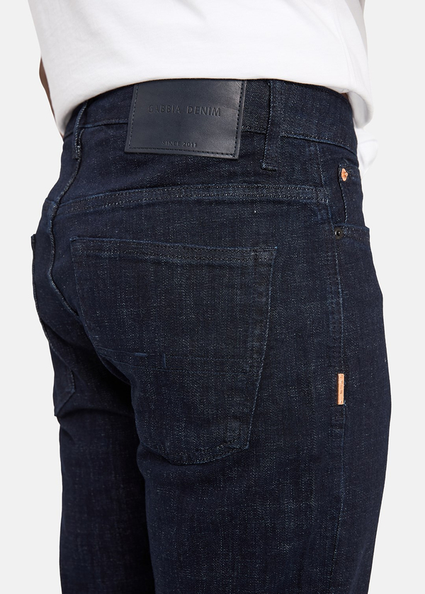 Gabbia Lacivert Slim Fit Kot Pantolon