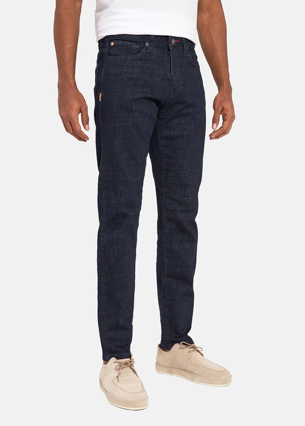 Gabbia Lacivert Slim Fit Kot Pantolon