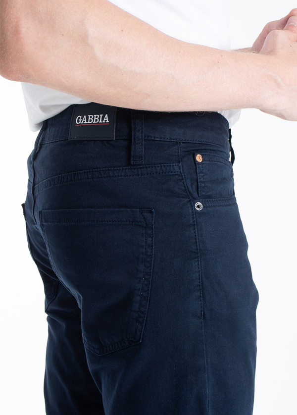 Gabbia Lacivert Slim Fit Pantolon