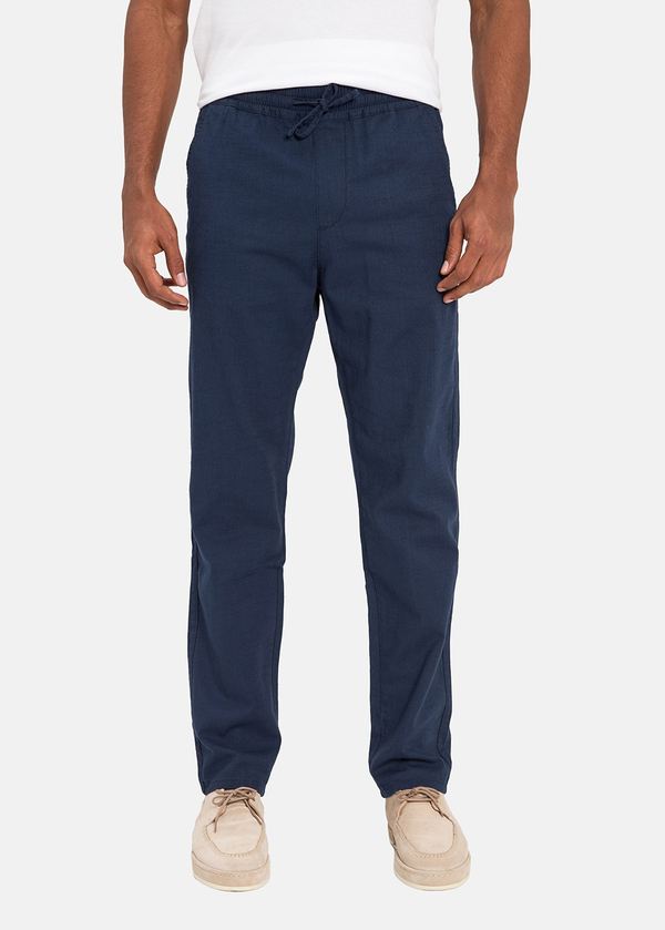 Gabbia Lacivert Straight Fit Jogger Pantolon