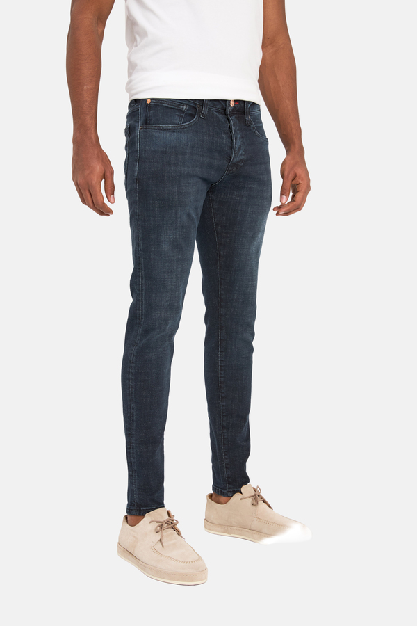 Gabbia Lacivert Super Slim Fit Kot Pantolon