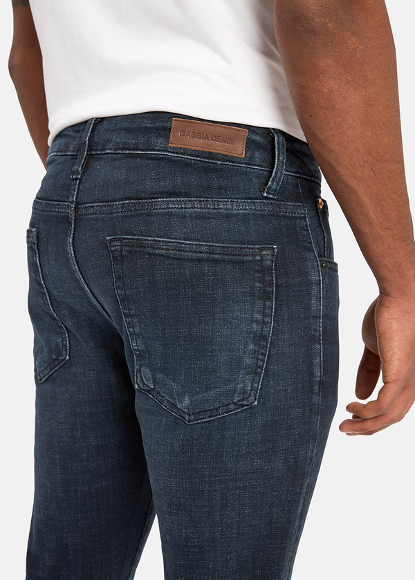 Gabbia Lacivert Super Slim Fit Kot Pantolon