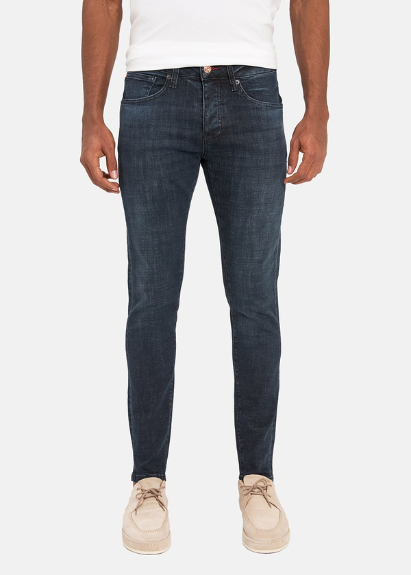 Gabbia Lacivert Super Slim Fit Kot Pantolon