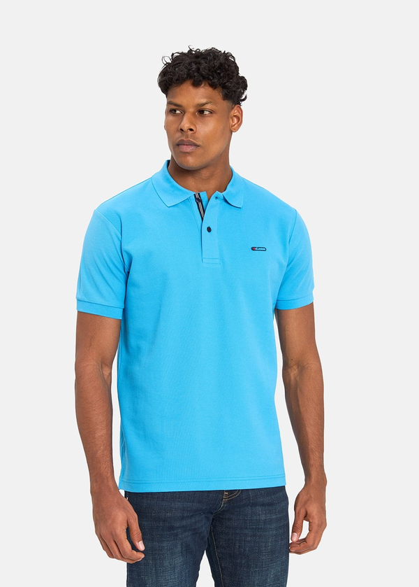 Gabbia Mavi Classic Fit Polo Yaka T-Shirt