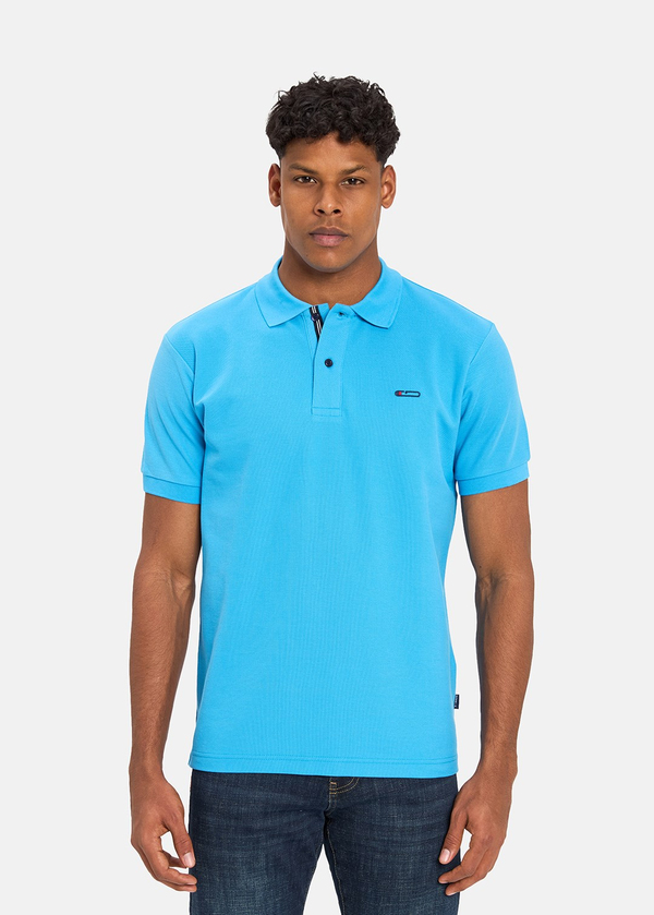 Gabbia Mavi Classic Fit Polo Yaka T-Shirt