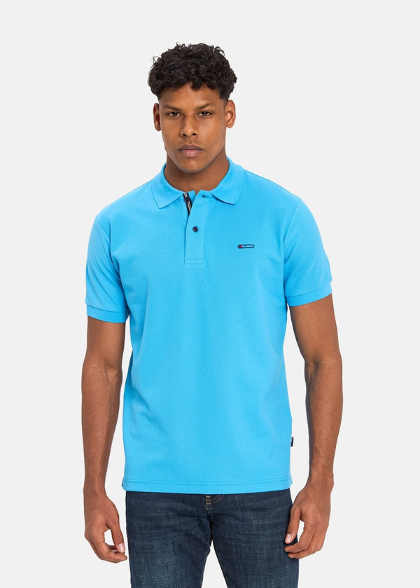 Gabbia Mavi Classic Fit Polo Yaka T-Shirt