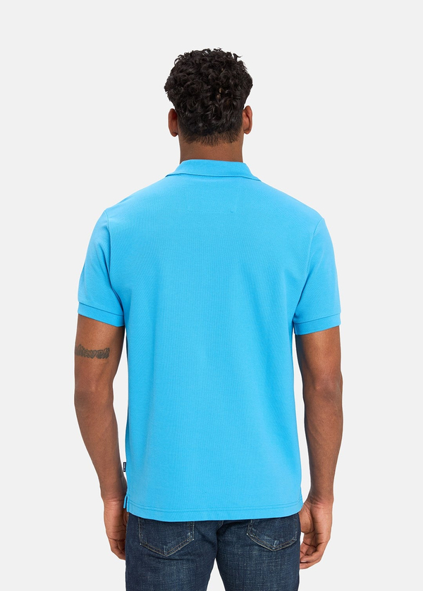 Gabbia Mavi Classic Fit Polo Yaka T-Shirt