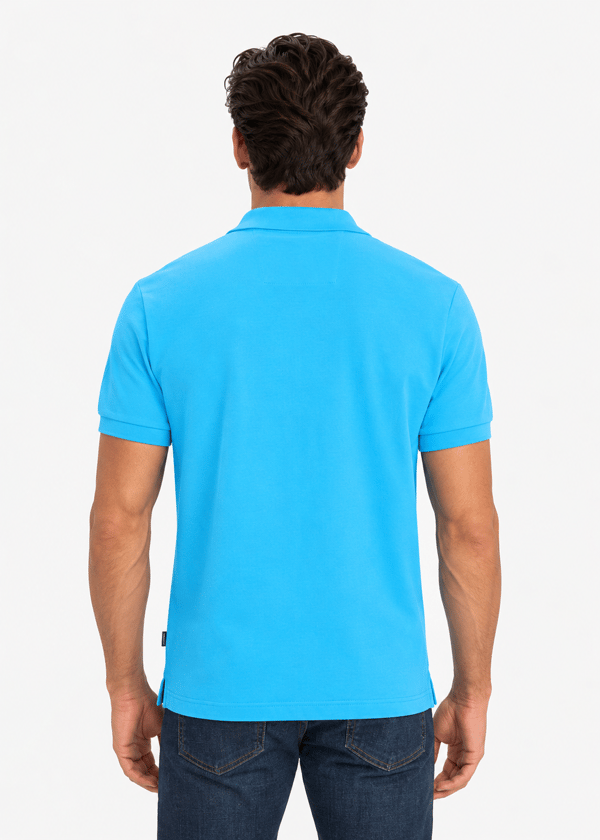 Gabbia Mavi Classic Fit Polo Yaka T-Shirt