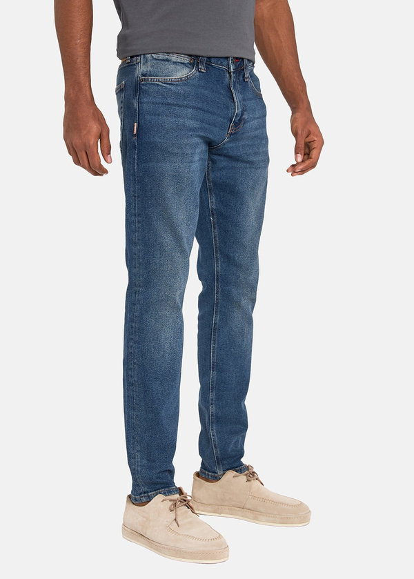 Gabbia Mavi Slim Fit Kot Pantolon