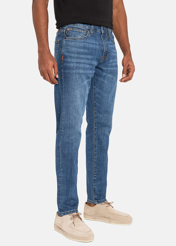 Gabbia Mavi Slim Fit Kot Pantolon