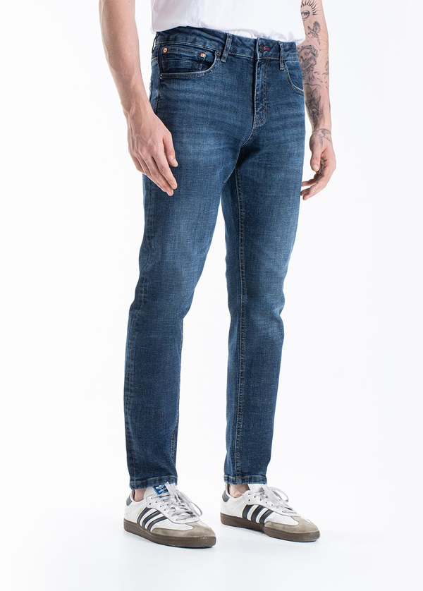 Gabbia Mavi Slim Fit Kot Pantolon