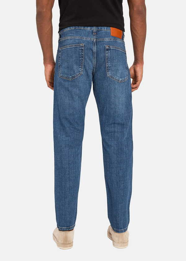 Gabbia Mavi Slim Fit Kot Pantolon