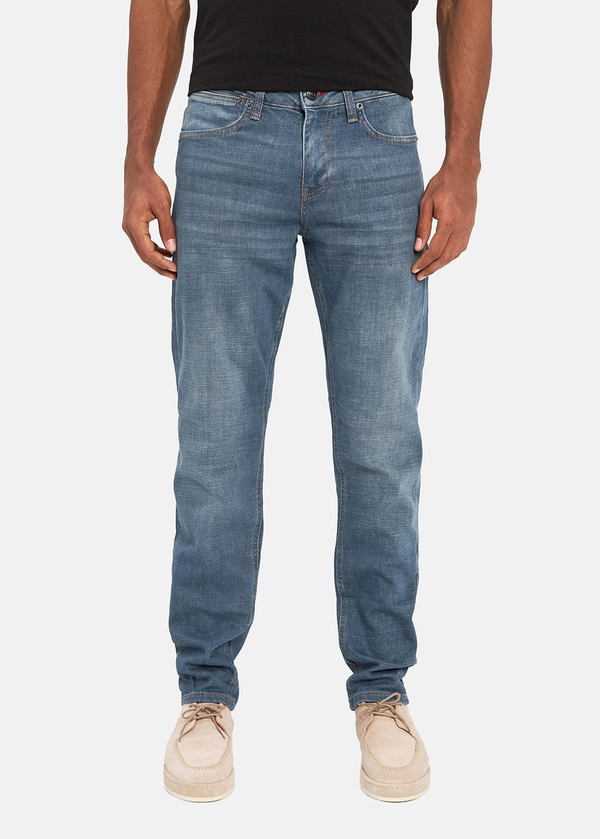 Gabbia Mavi Slim Fit Kot Pantolon