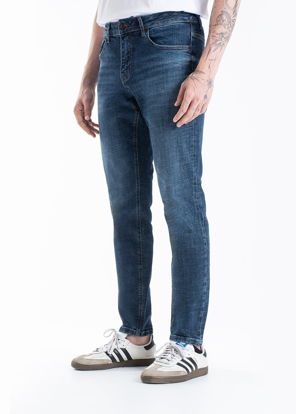 Gabbia Mavi Slim Fit Kot Pantolon