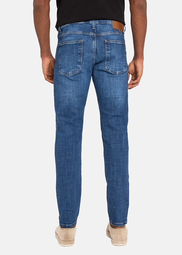 Gabbia Mavi Slim Fit Kot Pantolon