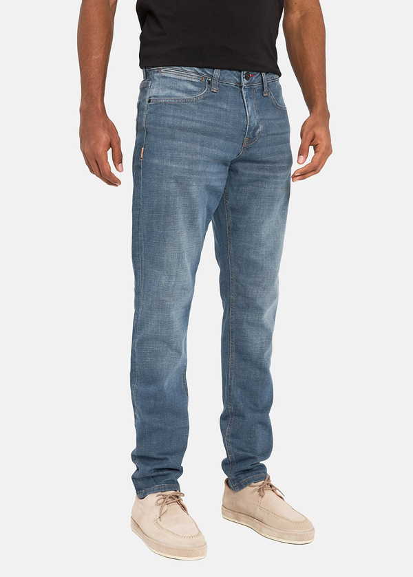Gabbia Mavi Slim Fit Kot Pantolon