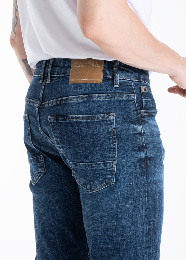 Gabbia Mavi Slim Fit Kot Pantolon