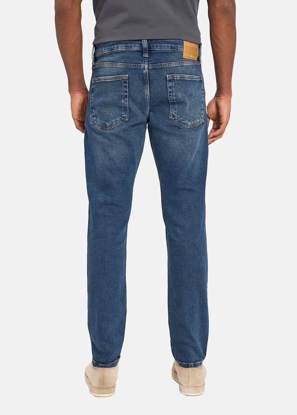 Gabbia Mavi Slim Fit Kot Pantolon