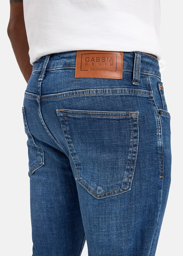 Gabbia Mavi Super Slim Fit Kot Pantolon