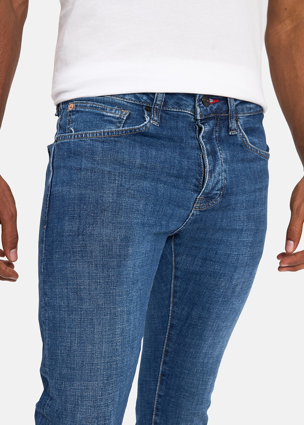 Gabbia Mavi Super Slim Fit Kot Pantolon