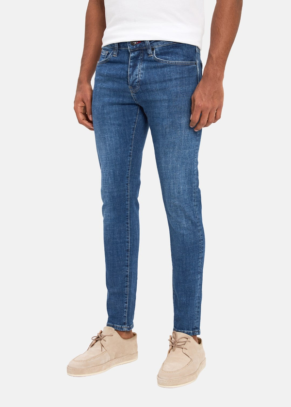 Gabbia Mavi Super Slim Fit Kot Pantolon