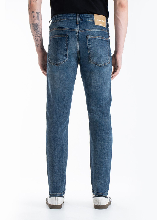 Gabbia Mavi Tırnaklı Slim Fit Kot Pantolon