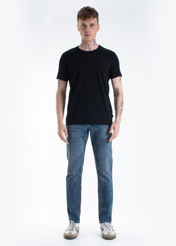 Gabbia Mavi Tırnaklı Slim Fit Kot Pantolon