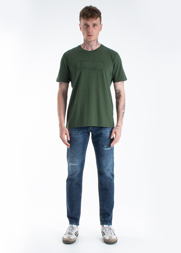 Gabbia Mavi Yırtıklı Slim Fit Kot Pantolon