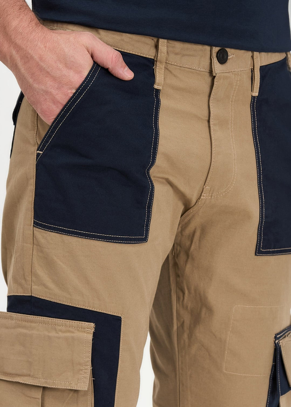 Gabbia Sarı Regular Fit Kargo Pantolon