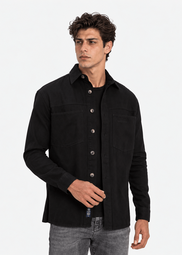 Gabbia Siyah Classic Fit Ceket