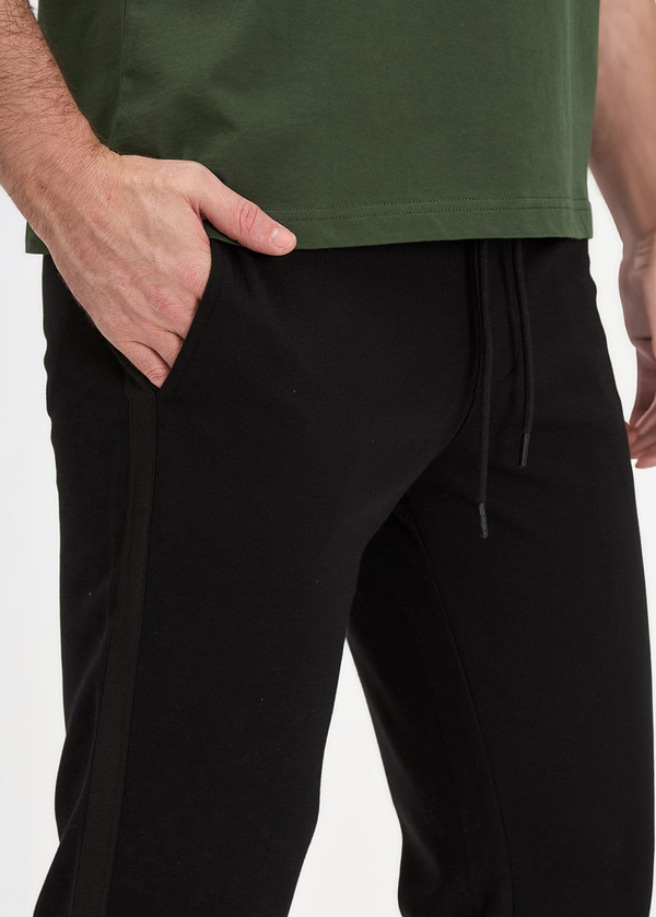Gabbia Siyah Classic Fit Eşofman Altı