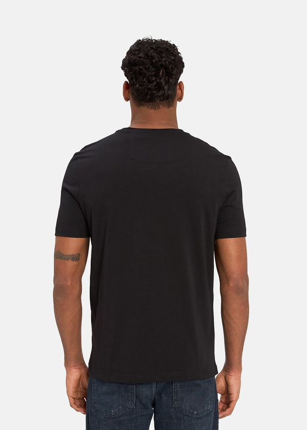 Gabbia Siyah Regular Fit Baskılı T-Shirt