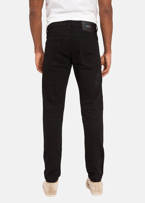 Gabbia Siyah Slim Fit Kot Pantolon