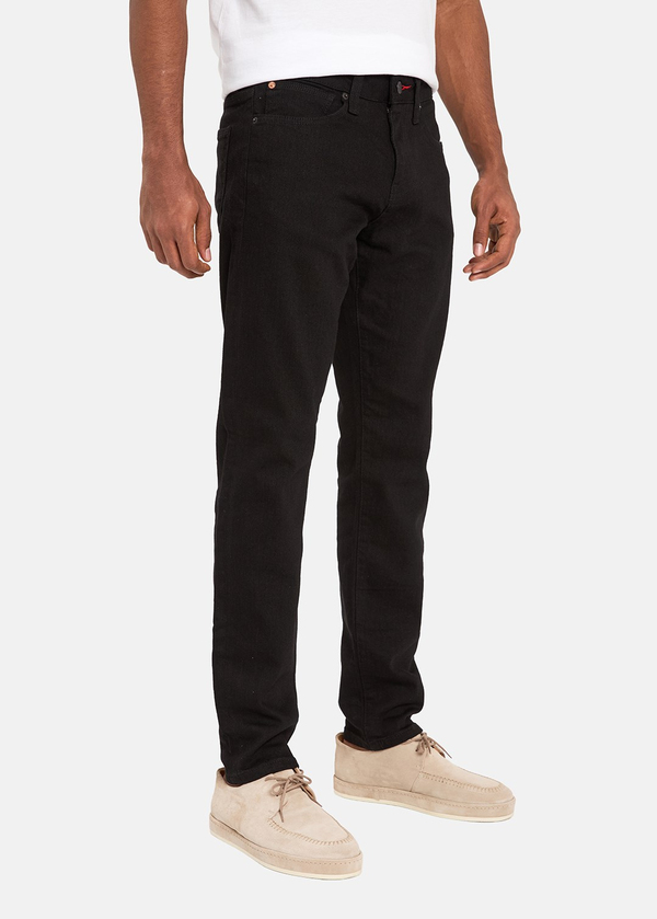 Gabbia Siyah Slim Fit Kot Pantolon