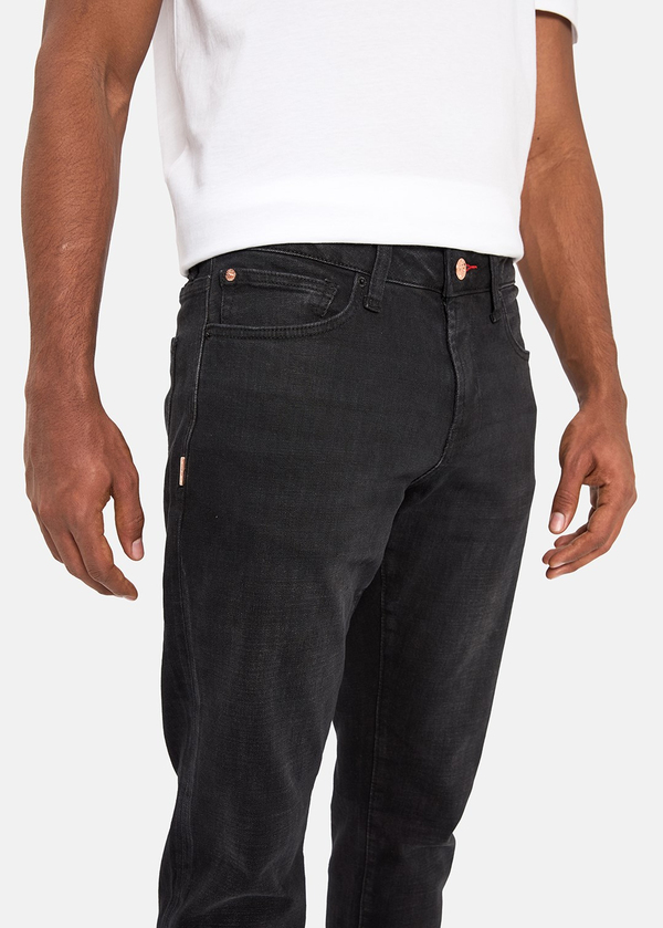 Gabbia Siyah Slim Fit Kot Pantolon