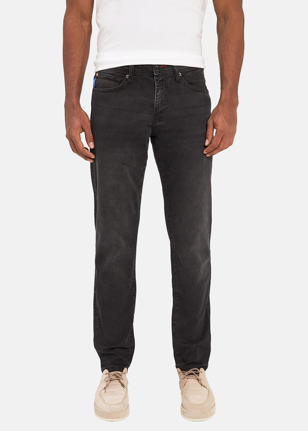 Gabbia Siyah Slim Fit Kot Pantolon