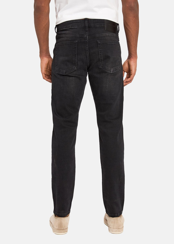 Gabbia Siyah Slim Fit Kot Pantolon