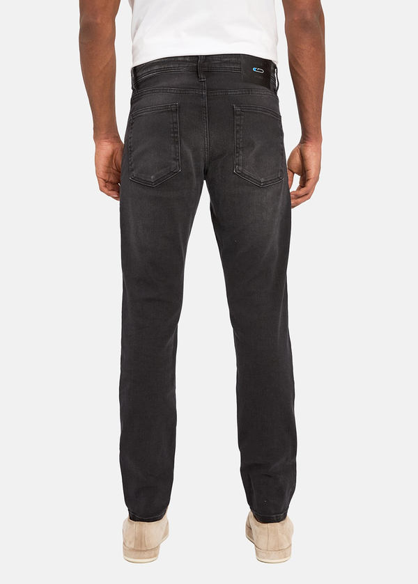Gabbia Siyah Slim Fit Kot Pantolon