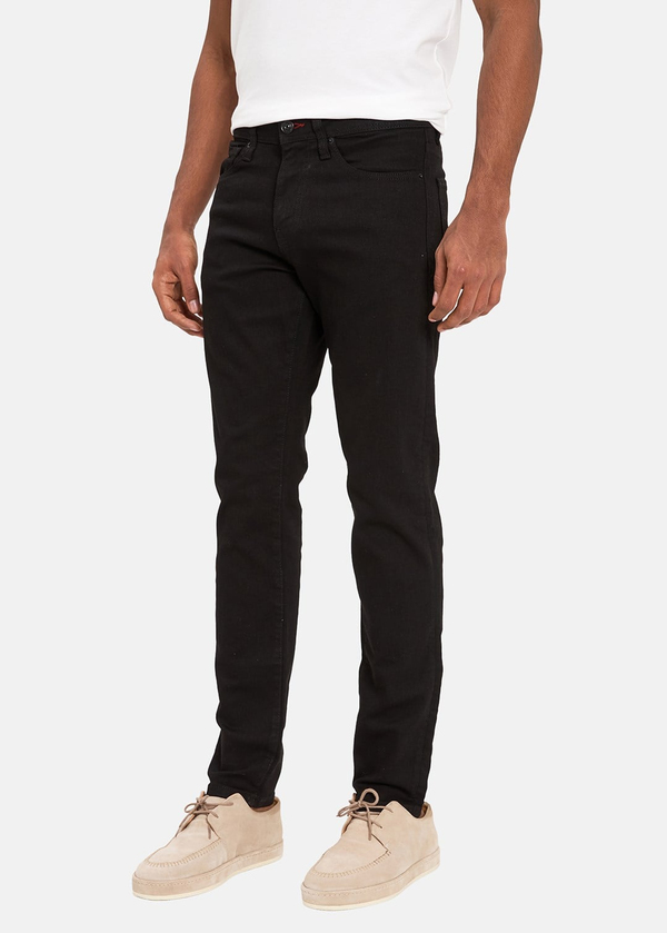 Gabbia Siyah Slim Fit Kot Pantolon