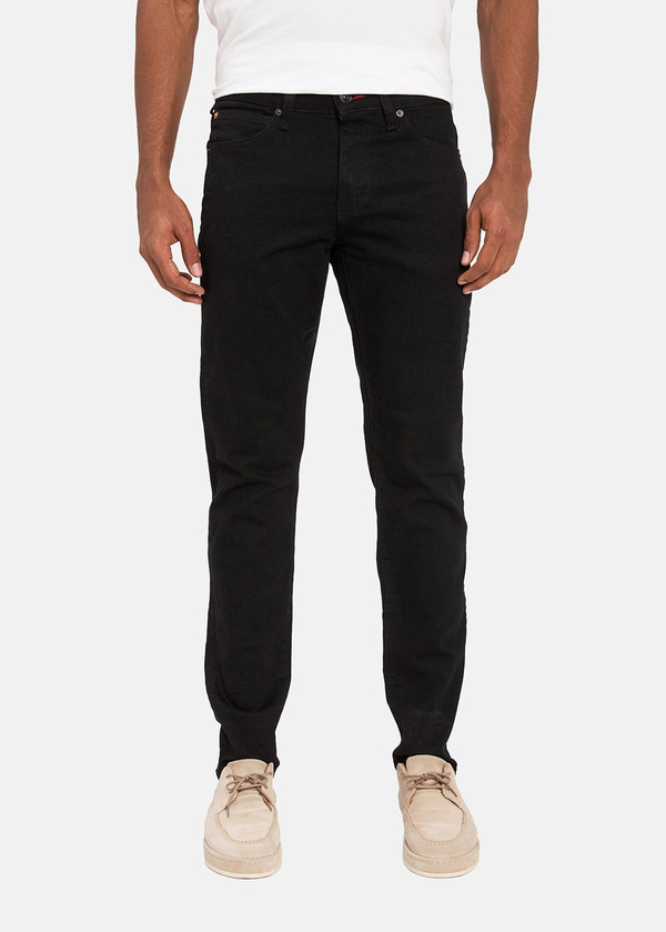 Gabbia Siyah Slim Fit Kot Pantolon