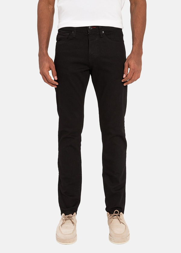 Gabbia Siyah Slim Fit Kot Pantolon