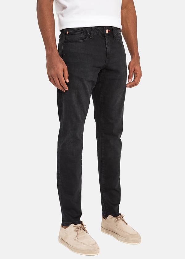 Gabbia Siyah Slim Fit Kot Pantolon