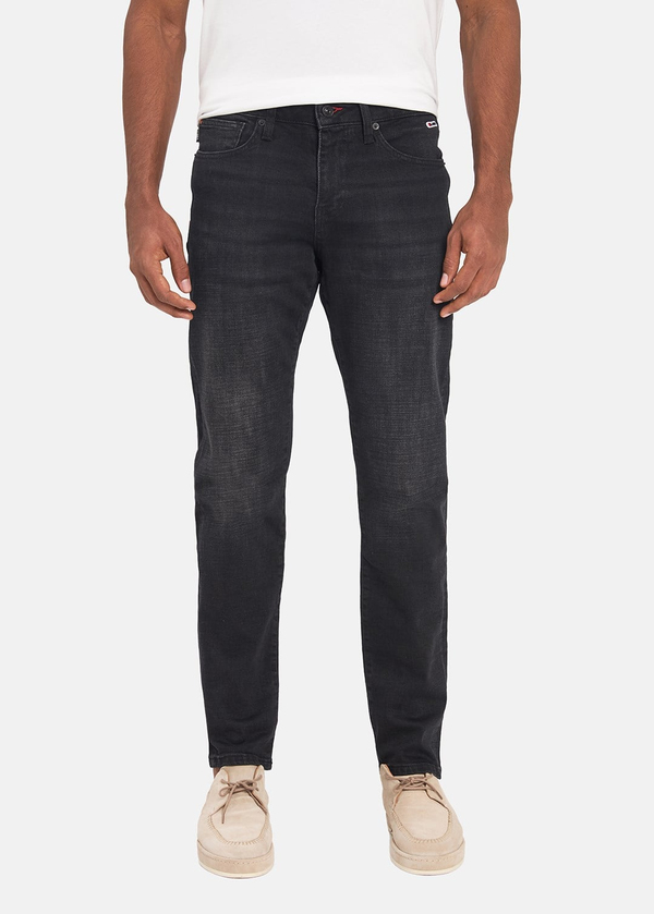 Gabbia Siyah Slim Fit Kot Pantolon