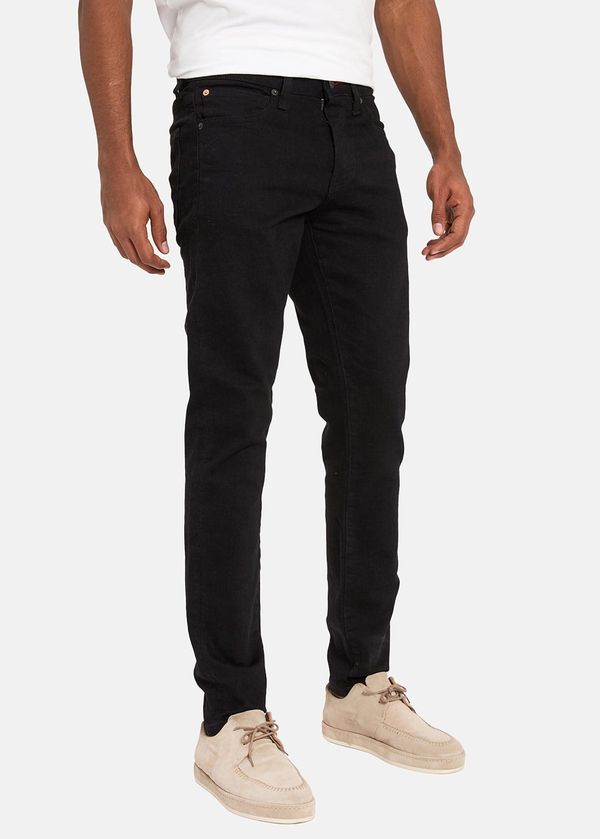 Gabbia Siyah Slim Fit Kot Pantolon