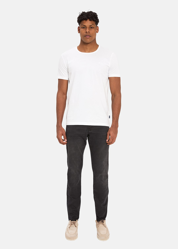 Gabbia Siyah Slim Fit Kot Pantolon