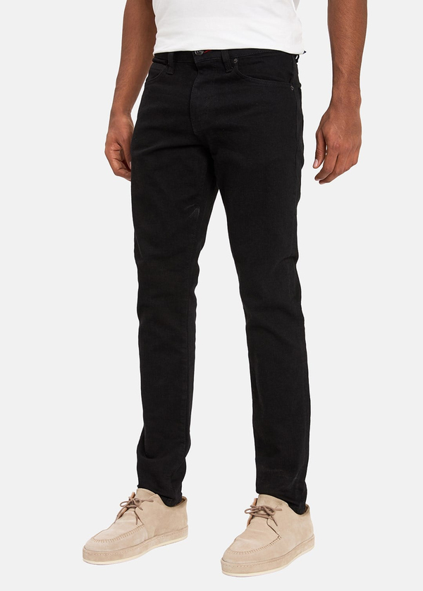 Gabbia Siyah Slim Fit Kot Pantolon