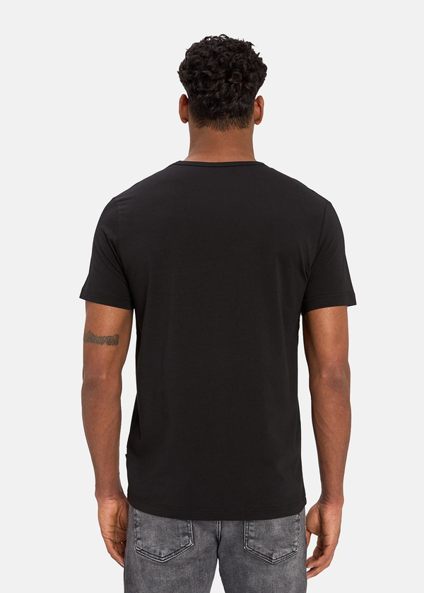 Gabbia Siyah Standart Fit Basic T-Shirt